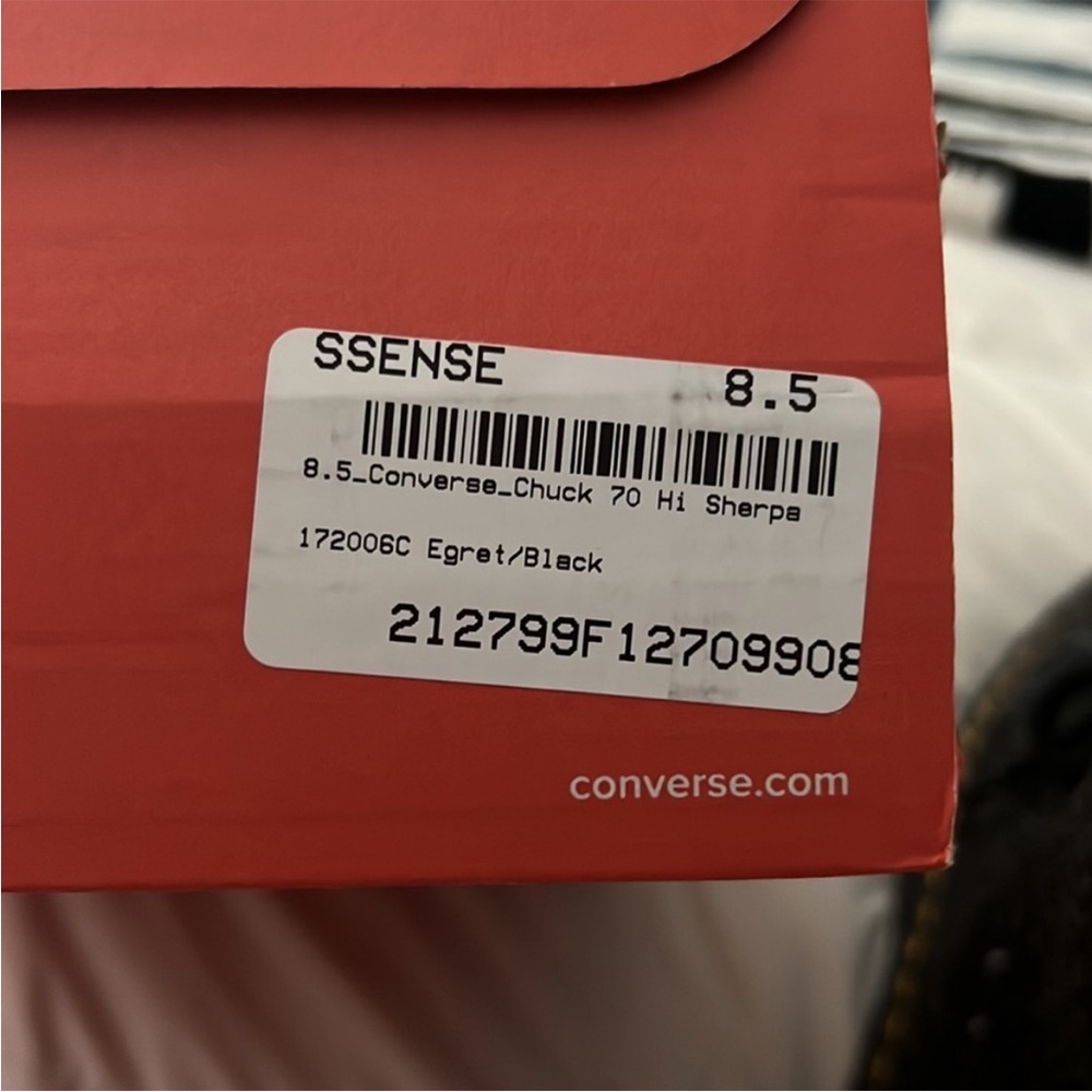 Sherpa high top Converse! - Picture 5 of 5
